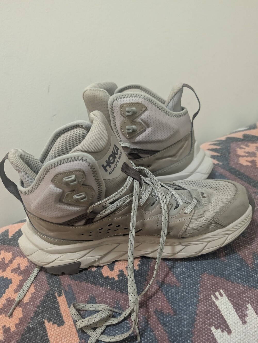 HOKA Anacapa Breeze Hiking Boots — Light Taupe - Picture 10 of 13